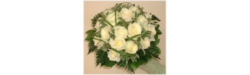 Bouquet roses blanches